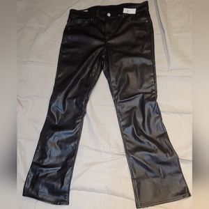 Gap Leather Look pants